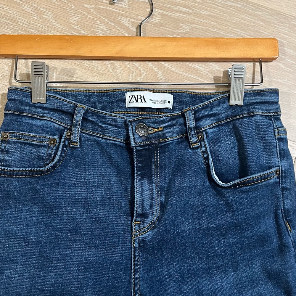 ZARA Skinny Jeans | Dark Wash | Size 6 / EUR 38 - Picture 5 of 6